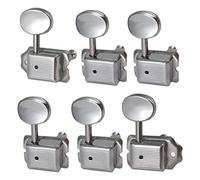 Eighosee 6R - Botones de afinación para guitarra eléctrica SQ, color plateado