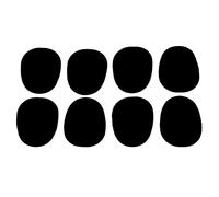 Eighosee 8 almohadillas para boquilla de flauta, color negro, 0,5 mm de grosor