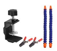 Eighosee Abrazadera de mesa, soporte de soldadura, 2 unidades, flexibles, clips de banco, estación de soldadura de aluminio, herramienta de reparación de soldadura