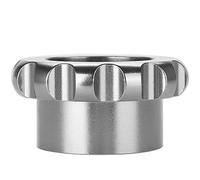 Eighosee Abridor de tapa trasera de rosca de 34 mm, 35 mm, 36 mm, 38 mm, adecuado para herramienta de reparación de relojes de tornillo de caja, plata