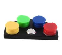 Eighosee Accesorios de ReparacióN de Relojes, CáRter de Aceite de Reloj de Material MetáLico, una Prueba de Polvo, FáCil de Limpiar, para Almacenar Aceite de Reloj, con Tapa