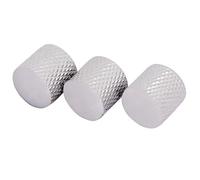 Eighosee Accesorios Punteados Perilla de Volumen de Guitarra EléCtrica Perilla de Cuerda de Tono de Metal Perilla de Cuerda de Volumen de Bajo Tapa del PotencióMetro