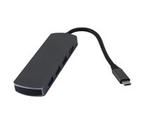 Eighosee Adaptador 6 en 1 USB C HUB USB a Multi USB 3.0 lector de tarjetas divisor USB para Pro Air USB Dock tipo C HUB (verde)