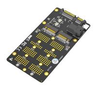 Eighosee Adaptador Combinado 2 en 1 de SSD NVMe M.2(NGFF)/SSD con Bus A SFF-8643 y