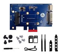 Eighosee Adaptador de tarjeta de red inalámbrica Mini PCI-E PCI a PCI-E 1x con ranura para WiFi y tarjeta 3G/4G/LTE