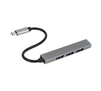 Eighosee Adaptador USB-C 4 en 1 USB tipo C con 4 puertos USB 3.1 para Pro T-809A gris