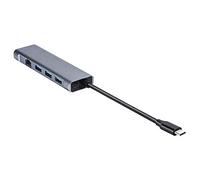 Eighosee Adaptador USB C tipo C con puertos USB 3.0 de carga Gigabit Ethernet 4K para