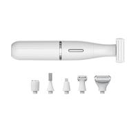 Eighosee Afeitadora de PrecisióN para Zona íNtima 6 en 1, Contorno de Bikini, Bolas de Afeitar Sensibles, Afeitadora de Vello PúBico, Recortadora de Barba y Cara