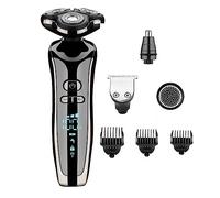 Eighosee Afeitadora EléCtrica para Hombres, Recortadora Barba EléCtrica 4D, Cortadora Cabello Profesional Recargable por USB, Cortadora Cabello, Afeitadora para Adultos para Hombres