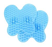 Eighosee Almohadilla de Masaje de Placa de PresióN de Dedo de 2 Piezas Almohadilla de Masaje con Placa de PresióN Tipo Mariposa Apto para Yoga