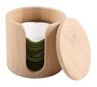 Eighosee Almohadillas Desmaquillantes de Bambú Reutilizables: Ultra Suaves, Ecológicas, Set de Regalo con Barril de Bambú Vegano