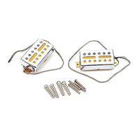 Eighosee Alnico 5 Guitar Pickup Neck y Bridge Pastillas Humbucker Set para Accesorios de Guitarra EléCtrica