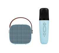 Eighosee Altavoz Bluetooth con MicróFono - MáQuina de Karaoke con MicróFono InaláMbrico - Altavoz de Barra de Karaoke PortáTil (Azul)