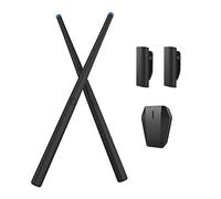 Eighosee Baqueta ElectróNica Digital PortáTil Air Drum para NiñOs Tenor Pocket Drum Stick Set con Pedales Adaptador Bluetooth