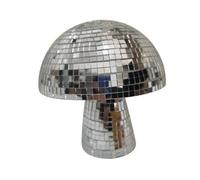 Eighosee Bola de Espejo de Discoteca con Forma de Seta de 5 Pulgadas, Decoración de Dormitorio, Estética, Retro, Reflectante, Brillo, Decoración del Hogar para Fiesta
