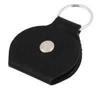 Eighosee Bolsa colgante de piel sintética para púas de guitarra con , color negro, Black, 6.8×5×0.9cm