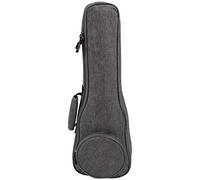 Eighosee Bolsa de algodón para ukelele de 53,3 cm, suave, impermeable, tela Oxford, ukelele, Hawaii, mochila para guitarra de cuatro cuerdas, color gris, gris, 21 pulgadas