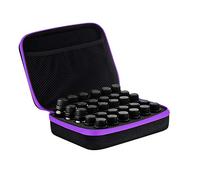 Eighosee Bolsa de Almacenamiento de Aceite una Prueba de Golpes de 30 Rejillas Bolsa de Almacenamiento de Esmalte de UñAs Bolsa de Almacenamiento PortáTil AnticaíDa (PúRpura)