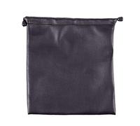 Eighosee Bolsa de almacenamiento suave de piel sintética para auriculares alrededor, 1 auricular DJ, color negro, Black