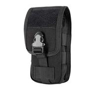 Eighosee Bolsa de caza con soporte para teléfono, deportiva para cinturón, impermeable, para deportes al aire libre, color negro, Black