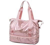 Eighosee Bolsa de deporte para gimnasio, fitness, separación húmeda y , bolsa de viaje para mujer, bolsa de hombro, bolsa de viaje deportiva, color rosa, Pink, Talla única