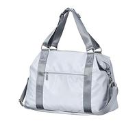 Eighosee Bolsa de deporte para mujer, de moda, para viajes, fitness, deportes, entrenamiento en seco y húmedo, bolsa de equipaje con capacidad, color gris , gris , Talla única