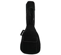 Eighosee Bolsa de transporte para guitarra de 40/41 pulgadas, impermeable, para guitarra acústica folk con correas dobles para el hombro, Black