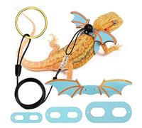 Eighosee Bolsa de Transporte para Mascotas, Reptil,Correa de Cuerda, Transportador de Cuerda Ajustable, Hamaca de Viaje para Viajes al Aire Libre, Descanso para Caminar, Color Azul