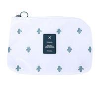 Eighosee Bolsa de viaje electrónica de almacenamiento digital para teléfono móvil, organizador de datos del , accesorios de viaje, White