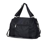 Eighosee Bolsa de viaje para mujer, bolsa de fitness, deportes, entrenamiento húmedo y seco, bolsa de yoga, bolsa de equipaje, color negro, Black, Talla única