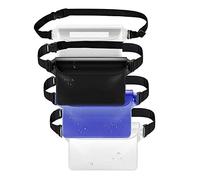 Eighosee Bolsa impermeable, bolsa táctil con cinturón ajustable para teléfono, paquete de 4, multicolor, Talla única