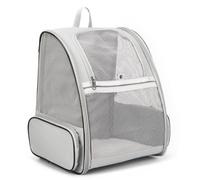 Eighosee Bolsa para Gatos, Mochila Portátil para Gatos, Mochila para Gatos, Mochila Plegable de Gran Capacidad, Bolsa Transpirable para Mascotas, Color Gris