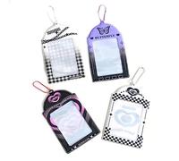 Eighosee Bolsa para Tarjetas de Almacenamiento de Fotos de Pulgadas Bolsa Colgante de Almacenamiento de Tarjeta PequeñA Student Stars Juego de Cartas Foto de Pulgadas