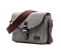 Eighosee Bolsa retro para cámara de fotos 200D, 77D, 7D, 80D, 800D, 1300D, 6D, 70D, 760D, 750D, 700D, 600D, 100D, 1200D, 1100D, SX540 (gris), Gray