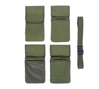 Eighosee Bolsas de herramientas, cinturón, destornillador, lona, cintura, delantal, bolsa de herramientas para exteriores