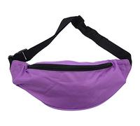 Eighosee Bolsas unisex con cremallera para mujeres y hombres, color , Purple