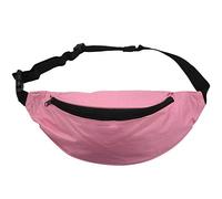 Eighosee Bolsas unisex con cremallera para mujeres y hombres, color rosa, Pink