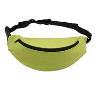 Eighosee Bolsas unisex con cremallera para mujeres y hombres, color verde, Green