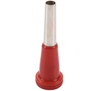 Eighosee Boquilla de trompeta de metal ABS para trompeta para trompeta instrumentos musicales, piezas de color rojo