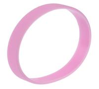 Eighosee Brazalete de Puno Munequera Pulsera de Elasticidad de Moda de Goma de Silicona Rosa
