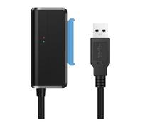Eighosee Cable Adaptador A USB 3.0. Cable Conversor de Disco Duro USB 3.0 Compatible con Discos Duros SSD Externos de 2,5/3,5 Pulgadas.