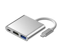 Eighosee Cable convertidor adaptador tipo C a tipo C USB 3.1 2K/4K HD 1080P tipo C Hub estación de acoplamiento