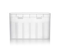 Eighosee Caja de Almacenamiento Impermeable para Pilas AA y AAA 18650, Estuche Protector Portátil, Organizador para 6 Pilas 18650