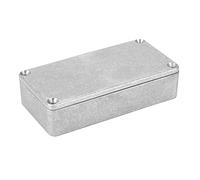 Eighosee Caja de aluminio para pedal de guitarra con efecto de pedal y carcasa de pedal para pedal de efecto de guitarra, 10 x 5 x 2,2 cm
