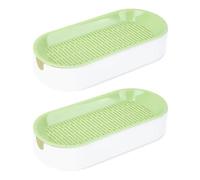 Eighosee Caja de Hierba Hidropónica para Gatos Snack para Gatos Maceta de Hierba Hidropónica para Gatos Sin Suelo B