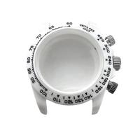 Eighosee Caja de Reloj de 39 mm Caja de Cristal de Zafiro para Cajas de Movimiento de Cuarzo VK63 Accesorios para Relojes Portátiles-