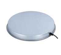 Eighosee Calentador de Bebedero para Pollos, Base Grande Calentada para Bebedero de de Corral, con Cable de AlimentacióN de 6,4 Pies y Termostato, Enchufe de la UE de 37X37X4Cm