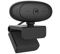 Eighosee Cámara web HD 1080P ajustable sin unidad USB con micrófono para conferencias y transmisión en