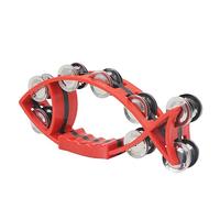 Eighosee Campana de Mano Instrumento Musical Campana de Mano Pandereta Sonajero Campana PercusióN Juguetes para NiñOs Herramienta de EducacióN Temprana para NiñOs,Red