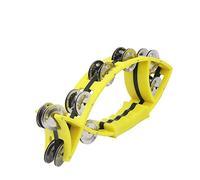 Eighosee Campana de Mano Instrumento Musical Campana de Mano Pandereta Sonajero Campana PercusióN Juguetes para NiñOs Herramienta de EducacióN Temprana para NiñOs,Amarillo
